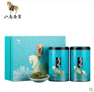 【2024年绿茶新茶】八马茶叶浙江湖州安吉白茶雨前绿茶礼盒装200g