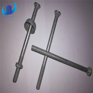 马车螺栓铁路防护栅栏护栏用螺丝螺杆螺母垫圈三件套jacky爱宝贝65