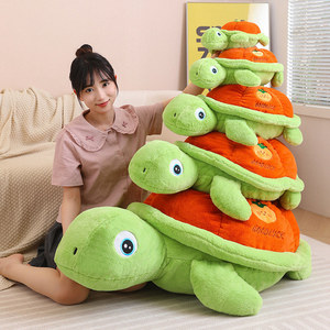 乌龟毛绒玩具可爱大号海龟靠垫床上睡觉抱枕沙发坐垫靠枕乌龟公仔