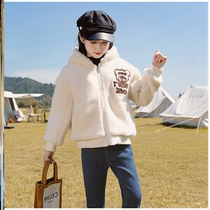 女童外套冬款大童6女孩12时髦8冬季79小孩孩子九岁衣服小学生网红