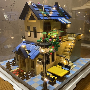 乐高城市楼房积木