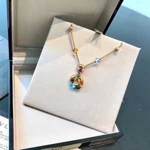 宝格丽彩宝项链