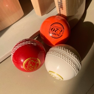 【i20 硬球】印度进口训练实心塑料板球practice ball hard ball