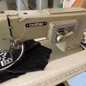 江南绣娘专业进口手推绣花机驼色9成新配节能静音