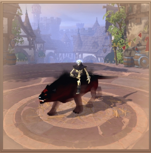 albion online 阿尔比恩 超稀有绝版坐骑皮肤 美洲狮 白虎 鬼狼