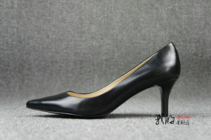 正品NINEWEST/玖熙 黑色高跟鞋，根高6cm，36.5