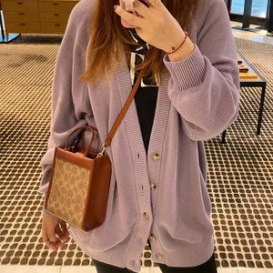 coach/蔻驰琴谱包女新款cashin mini tote迷你托特单肩手提斜挎包