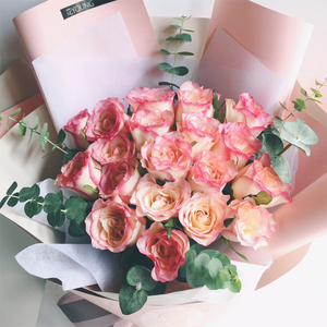 【韩式红袖玫瑰花束】七夕礼物武汉鲜花孝感咸宁荆州黄冈同城速递