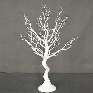 干花假树干支客厅装饰餐厅服装店创意摆件仿真白树干光明工艺品