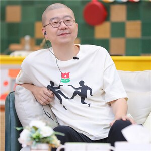 做家务的男人李诞同款白色印花t恤韩版圆领套头纯棉百搭上衣男女