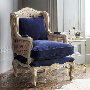 椅轻奢美式丝绒简约单人沙发高背椅老虎凳扶手椅沙发椅0人付款3980