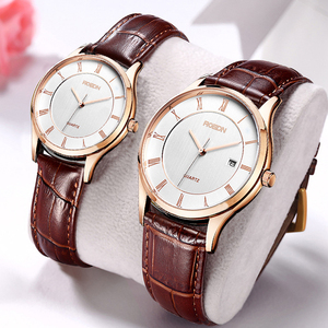 劳士顿情侣手表女男一对价气质简约超薄石英表情侣手表情侣款一对