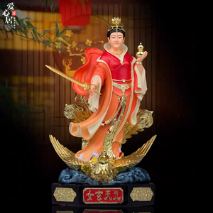 九天玄女娘娘寺庙铸铜雕生漆脱胎木雕树脂玻璃钢菩萨佛像1人付款68