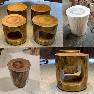香樟木墩凳子原木经济型花架根雕圆凳底座实木置物架创意木桩树墩