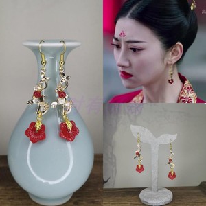 000人付款淘宝【陌上花】大唐荣耀景甜沈珍珠同款料器头饰唐风发饰簪