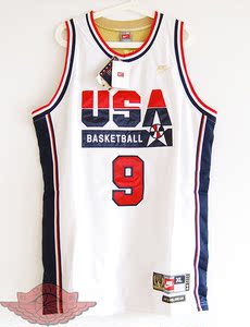 乔丹 jordan 2006年乔丹1992梦之队9号纪念版球衣主场白(nike)