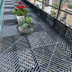 阳台防盗窗塑料底垫板户外隔板防漏家用防坠落罩子垫片平网片窗台