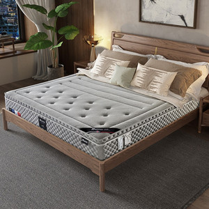 慕尼思丹 弹簧床垫1.8m1.5米软硬适中竹炭面料3D透气层垫1.2m床垫