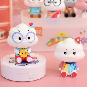 bobbi盲盒可爱少女心云朵娃娃摆件公仔潮流心情玩偶网红手办礼物