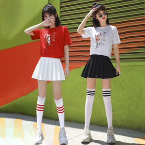 创造101同款拉拉队服装女团套装韩版成人啦啦操性感演出打歌衣服