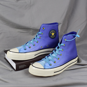 star/匡威 洛杉矶城市系列渐变蓝高帮帆布鞋1970s男女潮鞋休闲鞋
