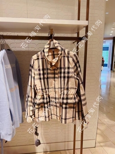 burberry巴宝莉防晒衣女生夏季外套格子女生长袖防晒衣tb小胸针