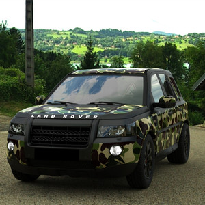 汽车身亚光迷彩改色膜 整车迷彩贴膜 摩托车涂鸦个性改装饰贴纸