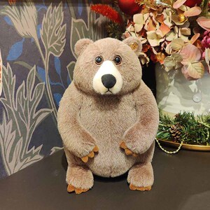 中古货欧洲单可怜巴巴的憨憨泰迪熊棕熊毛绒公仔玩偶闺蜜情人礼物