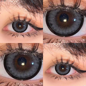 岚灰美瞳年抛女大小直径网红同款金粉唐纳滋半年抛日抛卡乐芙em