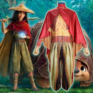 万圣节寻龙传说拉雅公主raya角色扮演服装cosplay儿童成人幼儿园