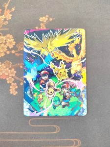 清寂卡牌 非 ptcg 宝可梦 三神鸟 皮卡丘 伊布 闪卡 卡片 收藏卡