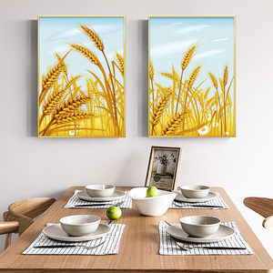 00糖果星期八淘宝天然黄金麦穗干花大麦花束装饰客厅金色小麦送礼插