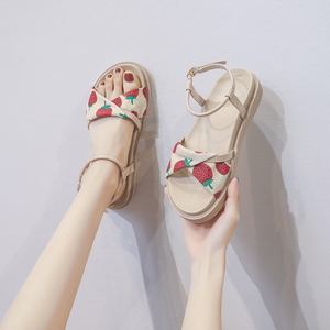 仙女鞋夏学生平跟