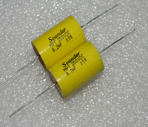 台湾 本尼克 sounder mpt 8.2uf 250v 825j 发烧分频薄膜电容