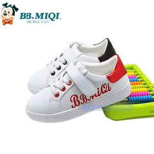 开心米奇潮童鞋女童板鞋2018春季新款单鞋2-8岁中小童学生小白鞋