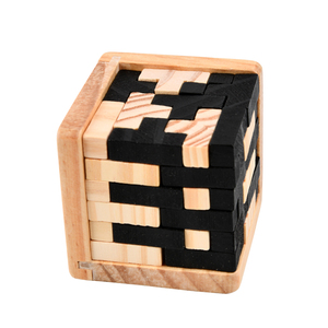 木制玩具拼装益智积木盲盒鲁班锁盒子儿童解压智力魔方立体拼图
