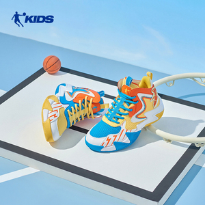 乔丹破影儿童篮球鞋春夏季男童鸳鸯专业训练透气防滑中大童运动鞋