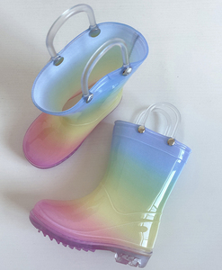 日本单儿童雨鞋小学生男女宝宝幼儿园防水防滑中筒雨靴轻便四季款