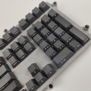 机械键盘键帽 黑色透光abs键帽 pbt侧刻无刻oem高度键帽 个性键帽