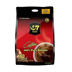 中原G7速溶黑咖啡固体饮料200克(2克x100)袋装醇品