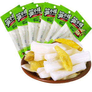 笋小样山椒脆笋36g风味泡笋片小包装零食休闲一族小吃网红下饭菜