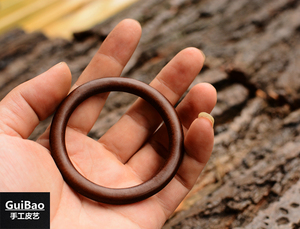 定做goros高桥吾郎枥木鞍革牛皮手环 日本复刻无缝一体男女皮手镯