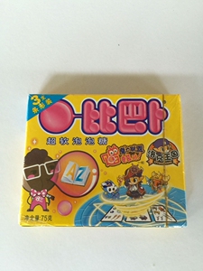 阿尔卑斯比巴卜75g混合条形三支条装超软泡泡糖魔幻组合非口香糖