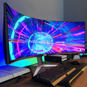 aoc cu34g2x 34英寸4k144hz显示器21:9带鱼屏1500r曲面屏幕1ms电竞