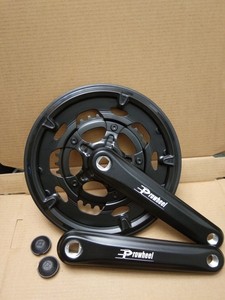 浩盟prowheel 富士达公路折叠车铝合金方孔牙盘曲柄2片齿盘50-52t