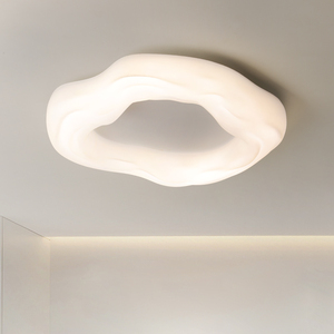 曲奇卧室房间吸顶灯北欧创意甜甜圈奶油风现代简约主卧新款灯具
