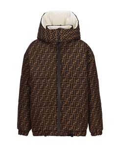 欧洲正品 fendi童装芬迪 新款双面穿羽绒服