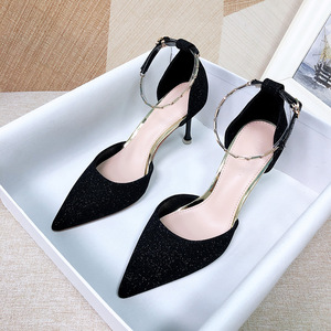 深港名牌曼仙妮商场同款卡美多女鞋2022夏季凉鞋女仙女风中空名媛