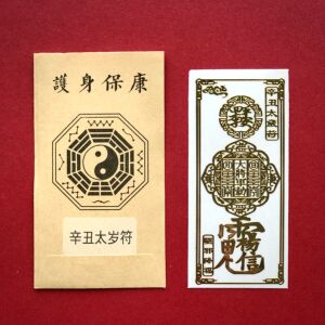 辛丑年本命年化太岁符2021年杨信大将军挂件门对门冲符贴手机贴纸