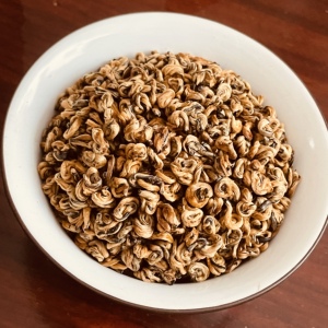 凤庆滇红特级红茶金螺滇红浓香型生态单芽散装蜜香黄金螺250克